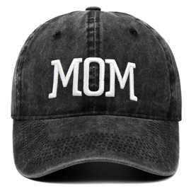 Zkxiyuan Mom and Dad Hats New Mom Dad Gifts Hat Funny Adjustable Embroidered Adjustable Baseball Caps New Parents Gifts for Couples (UK, Alpha, One Size, M, Grey-Mum)