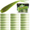 LUCKYFISHING Soft Plastic Baits Forked Tail Fishing Soft Bait for