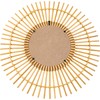 Primitives by Kathy Large Round Rattan Sunburst Decorative Mirror, 23.75"