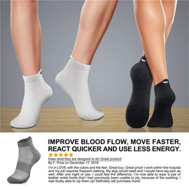 CHARMKING Compression Socks Women & Men 6 Pairs 15-20 mmHg is Best Graduated Athletic for Running, Flight Travel, Pregnant, Cycling, Support -Boost Performance, Flexibility, Durability(Multi 11,S/M)