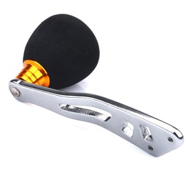 Keenso Fishing Reel Handle, Fishing Reel Power Handle Knob Grip Spinning Fishing Reels Replacement(Gold)