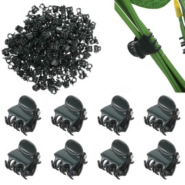 200pcs Plant Clips For Support Orchid Support Clips Flower Vine Garden Clip For Climbing Plants Orchid Clip For Supporting Stems Vine Stalks Grow Upright
