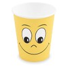 VEPATIM 50 Hot and Cold Drinks Paper Cups Smiling Face