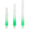L-Style L-Shaft Lock Straight Twotone White Clear Green Display Length