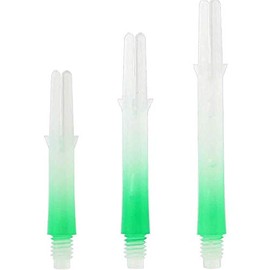 L-Style L-Shaft Lock Straight Twotone White Clear Green Display Length 190