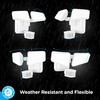 Enbrighten 2-in-1 LED Flood Light Outdoor, Security Light, 2480 Lumens,
