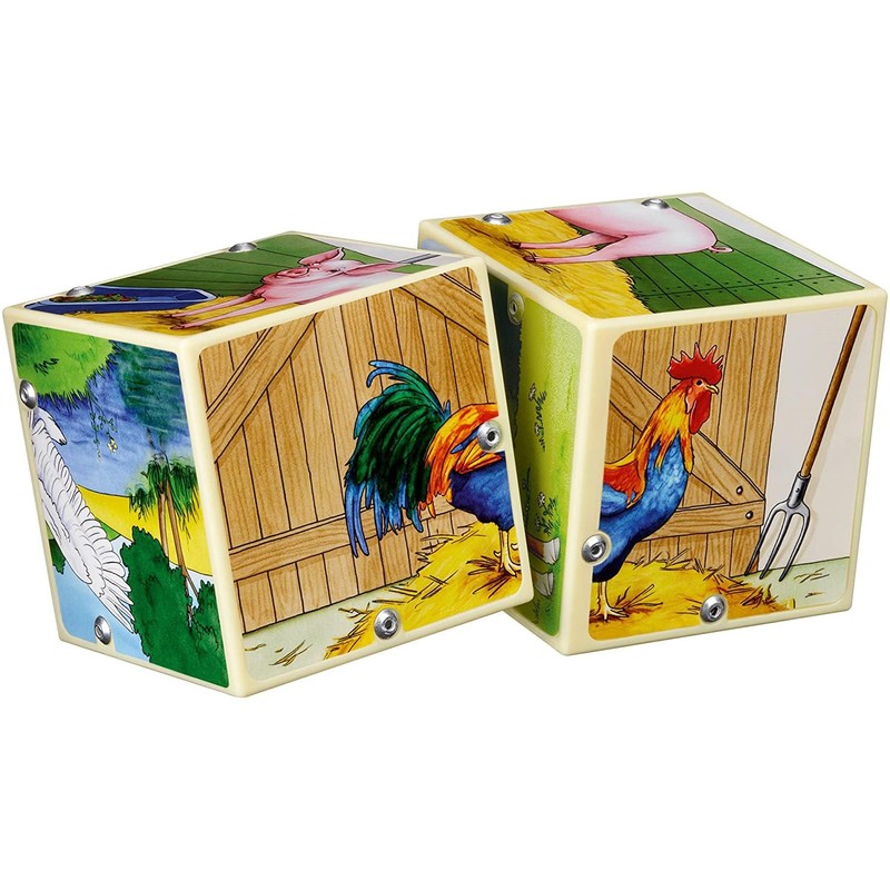 Kosmos 697365 - Sound Cube Farmyard, Children's Game, Single