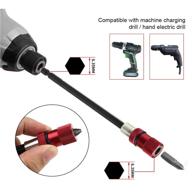 FTXanty 2 x Magnetic Bit Holder (305 mm + 65