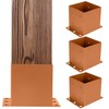 Iron Forge Tools 6x6 Post Base for Concrete, 4 Pack