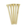 BIUDECO 100pcs Golf Tees Durable Bamboo Golf Holders for Optimal