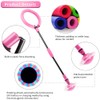 MEISHANG Swing Wheel with Light Wheel, Children's Flashing Jump Ring,