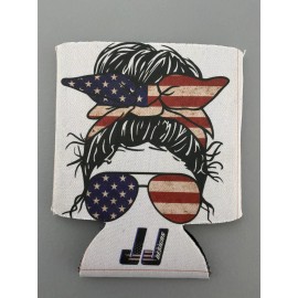 Unbranded Women American Flag Can Cooler