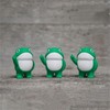 Jxueych Rebellious Frog Figurine, Tall 3.3 Inch, Cute Mini Frog