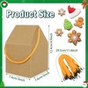 80UncleKimby 25Pcs Christmas Gingerbread House Kit Cardboard House-Shaped Cookie Gift