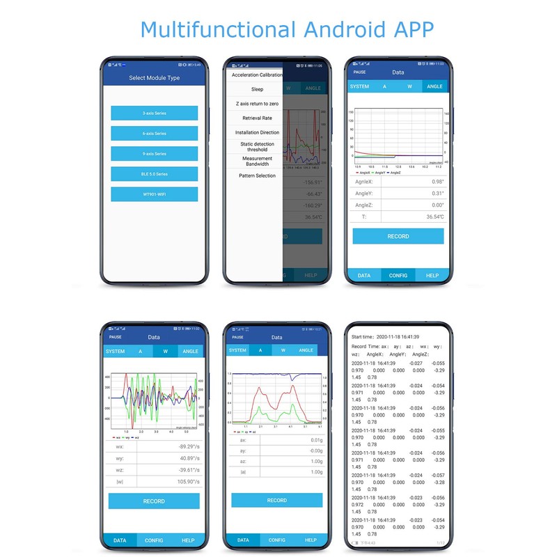 WT61C RS232 AHRS IMU Sensor High Accuracy 2 Axis Roll