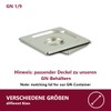 HOOZ GN 1/4 Lid without Spoon Cut-Out, Stainless Steel, Temperature