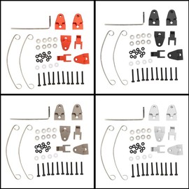 Tbest RC Shock Absorber, Aluminium Alloy Shock Absorber for WPL B4 24 1/16 RC Car (Titanium Colour)