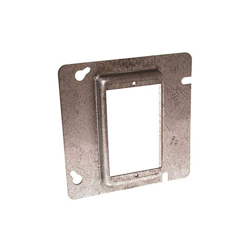 4-11/16" Square Mud-Ring, For 1 Device, Raised 5/8"