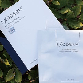 Exoderm Mask Pure Hydrogel Transparent Mask Pack 1 box 5 sheets / 엑소덤 마스크 퓨어하이드로겔 투명마스크팩 1박스 5장