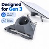 Starlink Gen 3 Mount Pipe Adapter with 20pcs Clips –