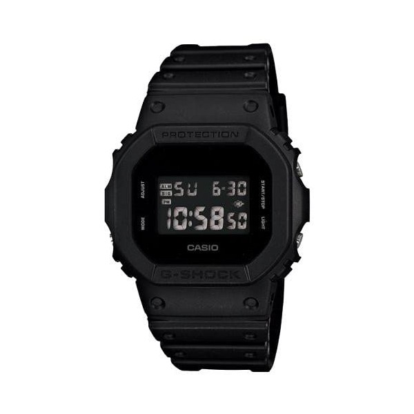 CASIO G - SHOCK Solid Colors DW - 5600BB - 1JF, Men's Wristwatch