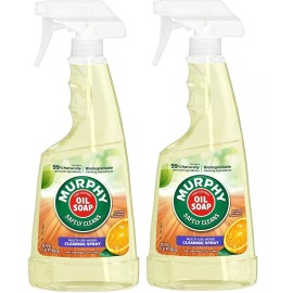Murphy Oil Soap Multi Use Wood Cleaner Spray 22 Fl Oz Pack of 2 Orange Scent