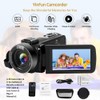 HAQJWMZC Video Camera Camcorder, Full HD 2.7K Camcorder 42MP 18X