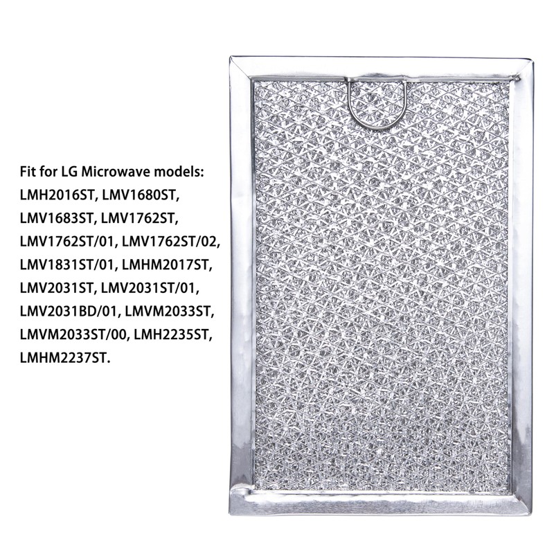 Grease Filter for LG Microwave LMV1683ST, LMV2031ST, LMV2031BD, LMHM2237ST, LMH2235ST,