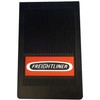 Freightliner OEM  10" x 15" Black Rubber Semi Truck Mud Flaps-Pair w/Red Logo