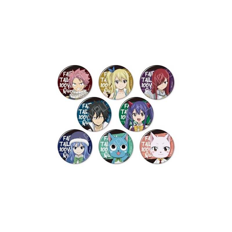 FAIRY TAIL 100 Years Quest Random Tin Badge Box of