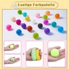 WYRGQIQN Air Dry Clay, Polymer Clay, 24 Colours, Modelling Clay