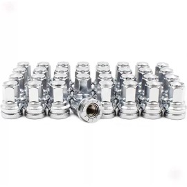 Ford Set of 32 *SOLID STEEL Lug Nuts 2017-2022 Ford F250 F350 Super Duty HCPZ-1012-B