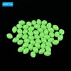 PATIKIL 8x6mm Glow Fishing Beads, 200Pcs Soft Plastic Oval Rubber