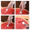 VBRHFRIF 2 Pieces Fruit Fork Cutter, Watermelon Dicing Tool, Double