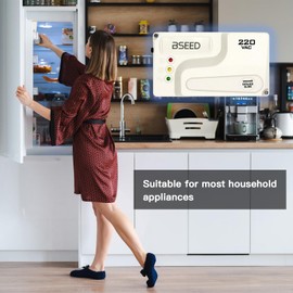 BSEED Wiring Surge Protector, Adjustable Voltage,Power Suppressor Protector with Protected Light Indicators for Refrigerator/TV/Air Conditioning/Computer and Other Home Appliances, 220V 3520W-1Pack