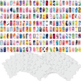 Custom Body Art Airbrush Nail Stencils - Design Series Set # 3 includes 20 Individual Nail Templates with 12 Designs each for a total of 240 Designs of Series #3