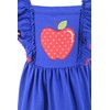 Girls Flutter Sleeve Back to School Dress for Kids First