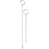 2Pcs Silver Sewing Loop Turner Hook, Stainless Steel Loop Turner