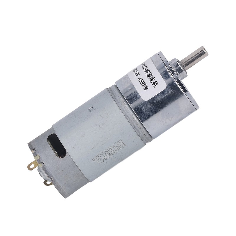 DC Geared Motor 45RPM Brass Coil Reversible Self Locking Wear