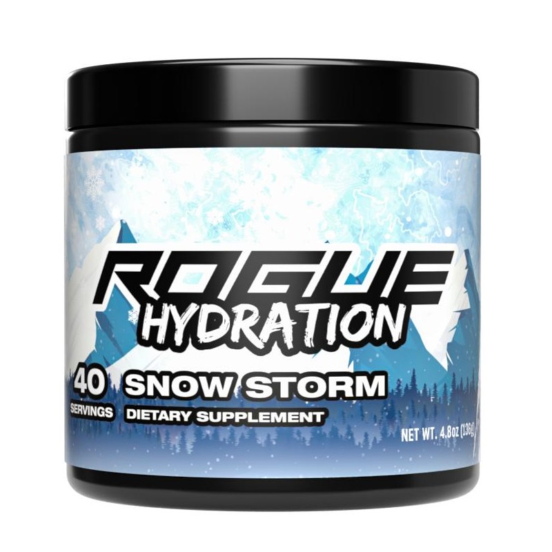Rogue Hydration Sugar-Free Electrolyte Powder Drink Mix Tub - 40
