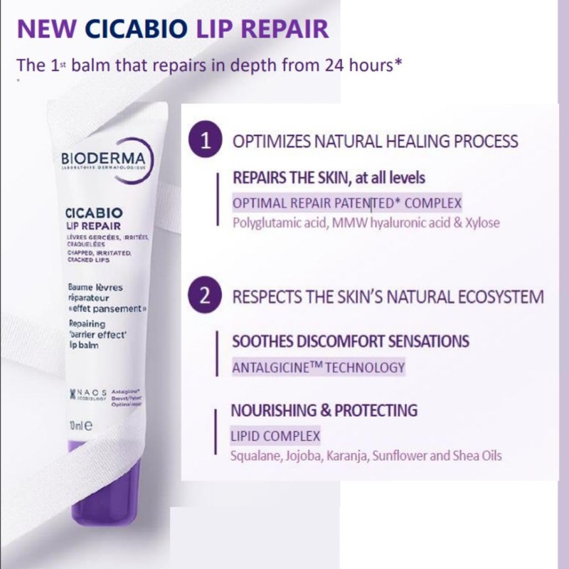 BioDerma Cicabio Lip Repair 10ml