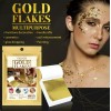 EELHOE 10PCS/Bag Gold Flakes Foil Paper For DIY Epoxy Resin