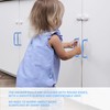 Oedema 4 Pack 3.78 Inch(96mm) Hole Centers Cabinet Pulls Blue