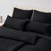 Aisbo Pillowcase, 40 x 80 cm, Set of 2, Black,