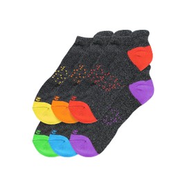 Two Blind Brothers 2BB Rainbow Ankle Sock Bundle (6 Pairs) One Size