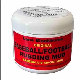 Lena Blackburne Original Magic Rubbing Mud for Baseball and Football, Works on Leather and Synthetic Athletic Balls, Brown