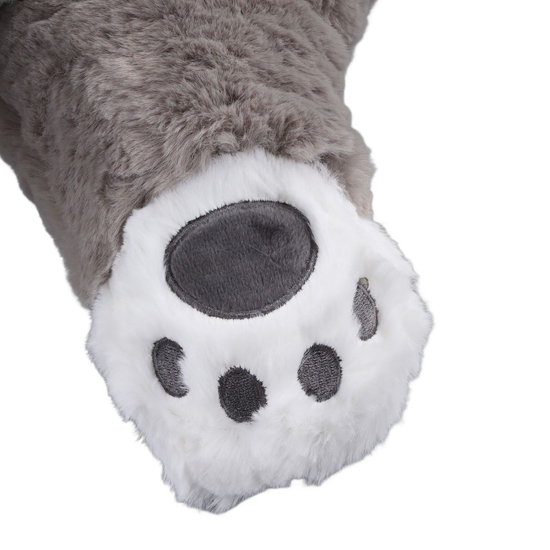 Lovely Stuffed Dog Doll Grey White Decompression Cute Dog Plush