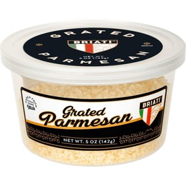 Briati Grated Parmesan Cheese - Case of 12 x 5oz tubs