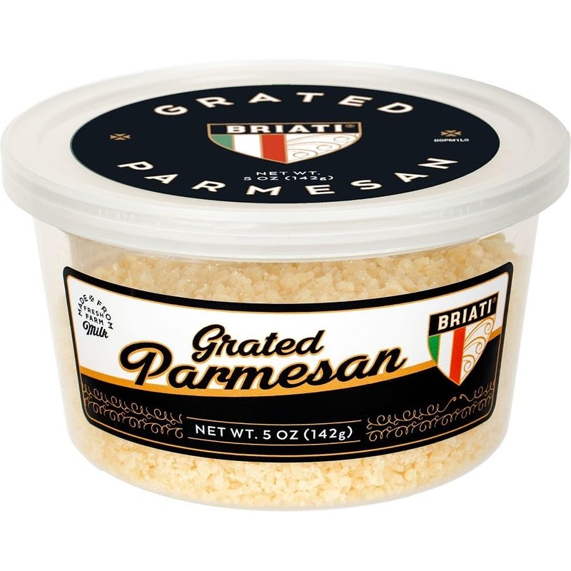 Briati Grated Parmesan Cheese - Case of 12 x 5oz