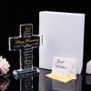 YWHL 20th Anniversary Religious Gifts for Couple, Laser Engraved Glass